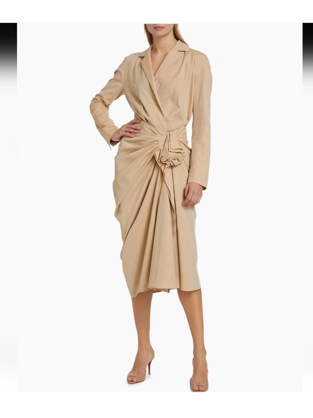 NWT DRIES VAN NOTEN SIZE 34 (xs/s)Donati Tied Trench Midi-Dress